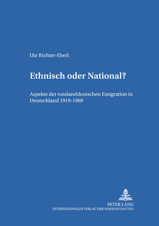 Ethnisch oder National?