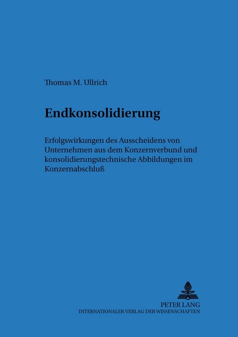 Endkonsolidierung - Thomas Ullrich