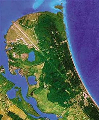 Satellitenbildkarte Peenem&uuml;nde - 