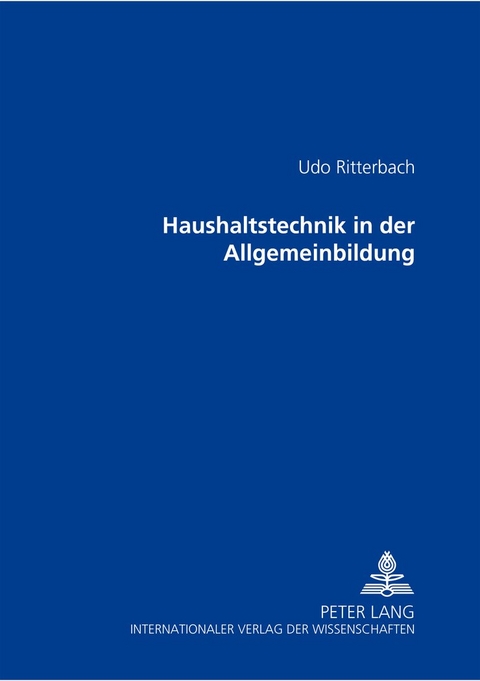 Haushaltstechnik in der Allgemeinbildung - Udo Ritterbach
