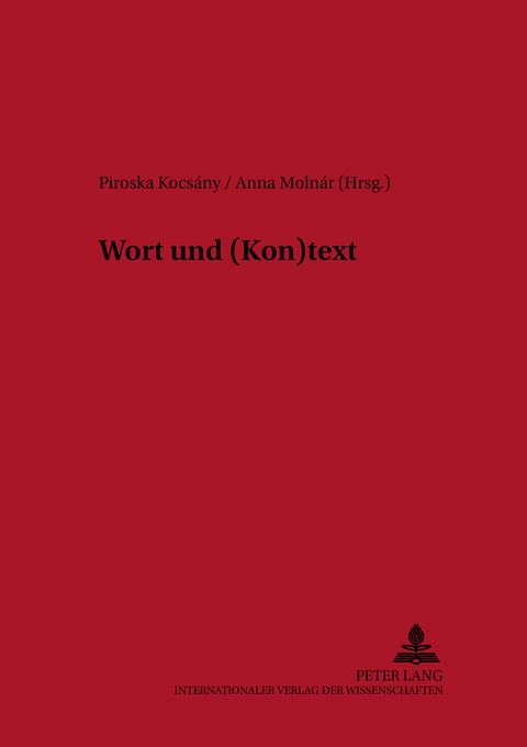 Wort und (Kon)text - 