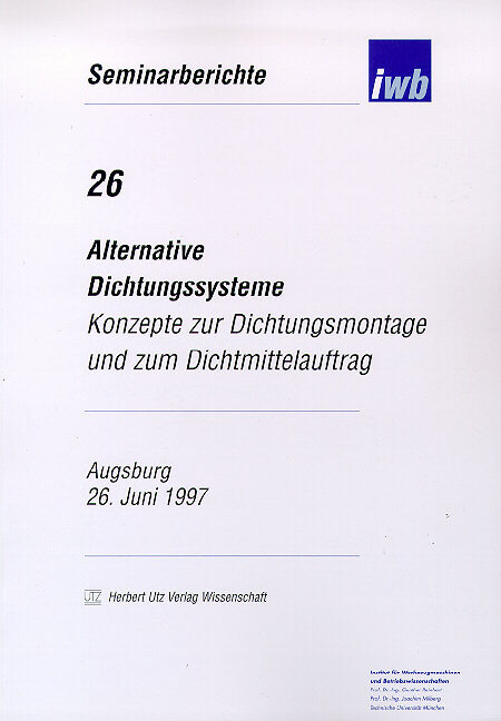 Alternative Dichtungssysteme - 