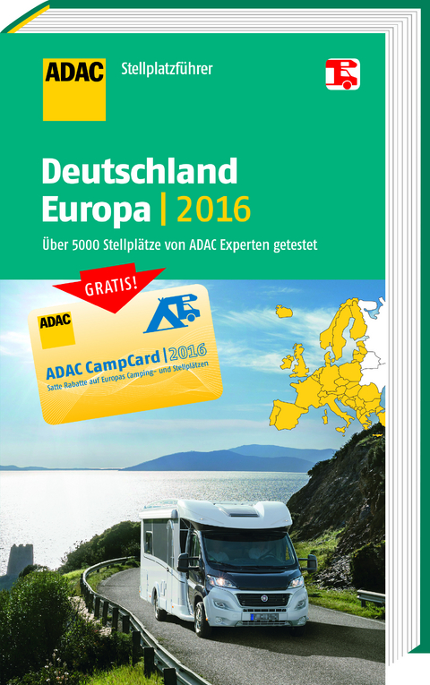 ADAC Stellplatzf&uuml;hrer Deutschland/Europa 2016