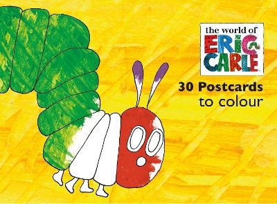 The Very Hungry Caterpillar Postcards to Colour - Eric Carle