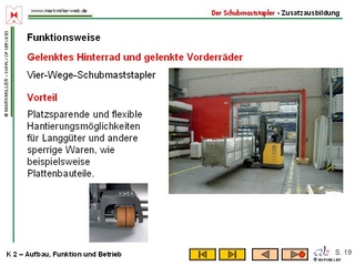 Der Schubmaststapler - Zusatzausbildung
