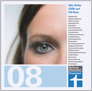 Archiv CD-ROM FINANZtest 2008, 1 CD-ROM