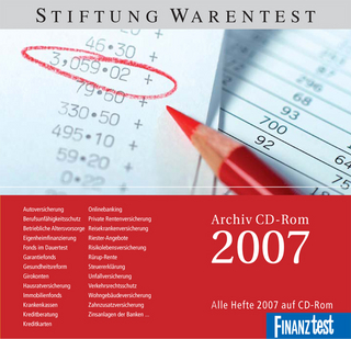 Archiv CD-ROM FINANZtest 2007, 1 CD-ROM