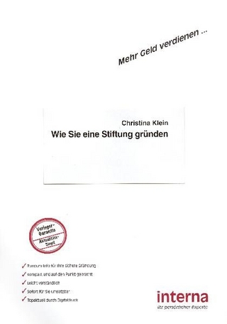 Wie Sie eine Stiftung gründen