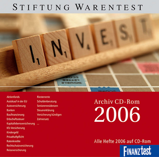 Archiv CD-ROM FINANZtest 2006, 1 CD-ROM