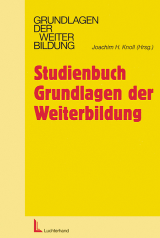 Studienbuch Grundlagen der Weiterbildung