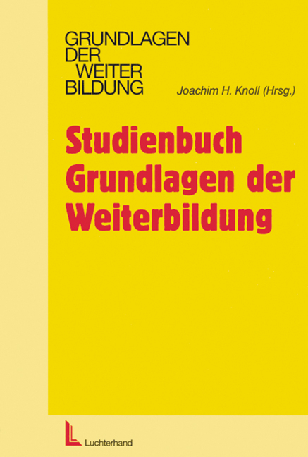 Studienbuch Grundlagen der Weiterbildung - 