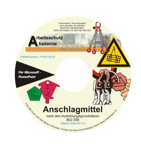 Anschlagmittel, ppt-Pr&auml;sentation auf CD - Matthias Glawe
