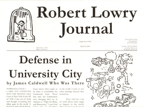 Robert Lowry Journal / Defense in University City - Robert Lowry