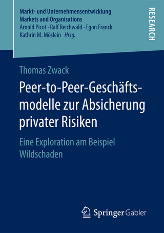 Peer-to-Peer-Geschäftsmodelle zur Absicherung privater Risiken