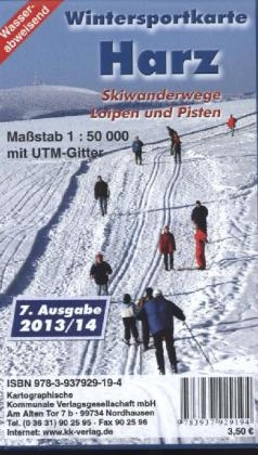Wintersportkarte Harz