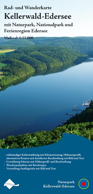 Rad- und Wanderkarte Kellerwald-Edersee