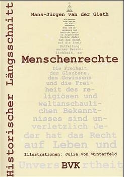 Historischer L&auml;ngsschnitt Menschenrechte - Hans J van der Gieth