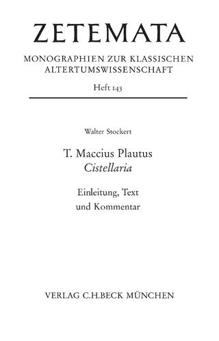 Zetemata / T. Maccius Plautus. Cistellaria