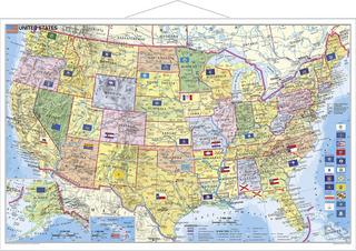 USA Bundesstaaten mit Postleitzahlen