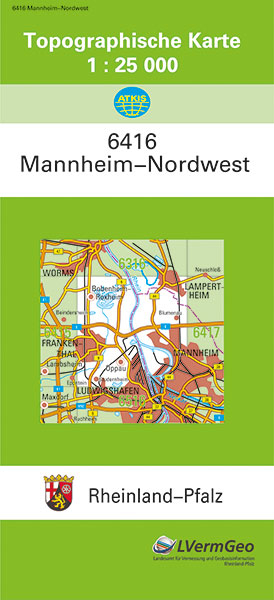 TK25 6416 Mannheim-Nordwest