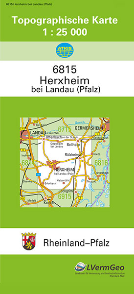 TK25 6815 Herxheim bei Landau -  Landesamt f&uuml;r Vermessung und Geobasisinformation Rheinland-Pfalz