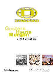 DYNACORD - Gestern, Heute, Morgen - Gabriele Christl, Markus Fritsch