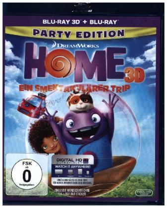 Home - Ein smektakul&auml;erer Trip 3D, 2 Blu-ray