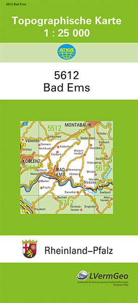TK25 5612 Bad Ems -  Landesamt f&uuml;r Vermessung und Geobasisinformation Rheinland-Pfalz