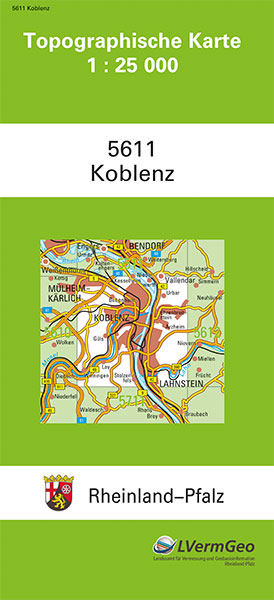 TK25 5611 Koblenz -  Landesamt f&uuml;r Vermessung und Geobasisinformation Rheinland-Pfalz