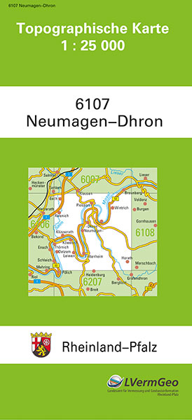 TK25 6107 Neumagen-Dhron -  Landesamt f&uuml;r Vermessung und Geobasisinformation Rheinland-Pfalz