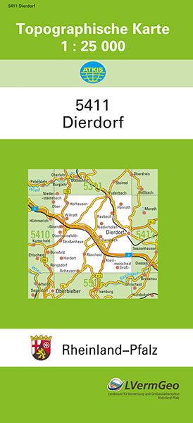 TK25 5411 Dierdorf -  Landesamt für Vermessung und Geobasisinformation Rheinland-Pfalz