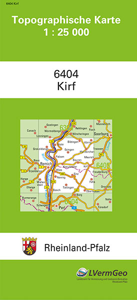 TK25 6404 Kirf -  Landesamt f&uuml;r Vermessung und Geobasisinformation Rheinland-Pfalz
