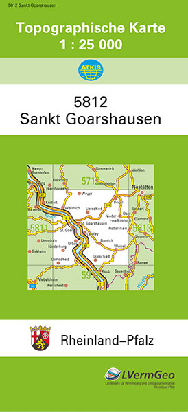 TK25 5812 Sankt Goarshausen -  Landesamt f&uuml;r Vermessung und Geobasisinformation Rheinland-Pfalz