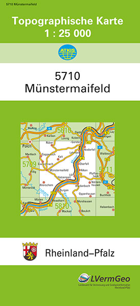 TK25 5710 M&uuml;nstermaifeld -  Landesamt f&uuml;r Vermessung und Geobasisinformation Rheinland-Pfalz