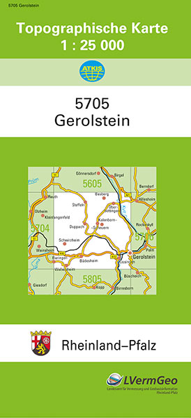 TK25 5705 Gerolstein -  Landesamt f&uuml;r Vermessung und Geobasisinformation Rheinland-Pfalz