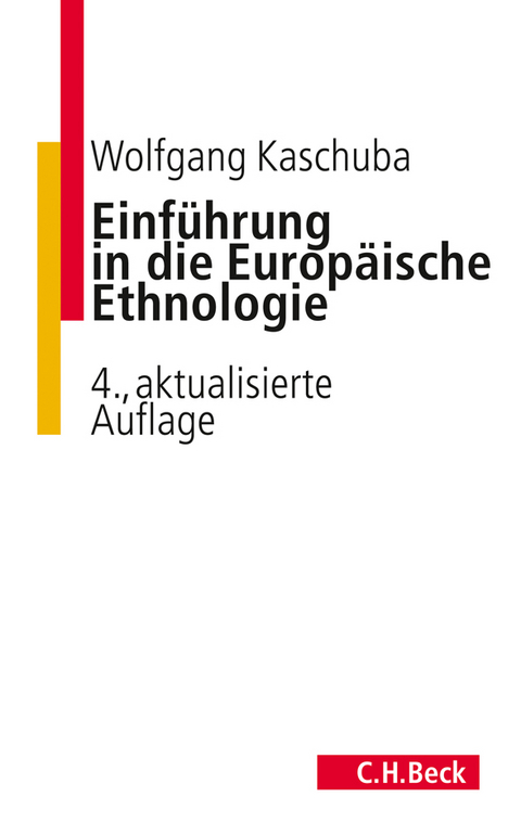 Einf&uuml;hrung in die Europ&auml;ische Ethnologie - Wolfgang Kaschuba