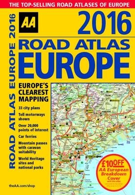 AA Road Atlas Europe