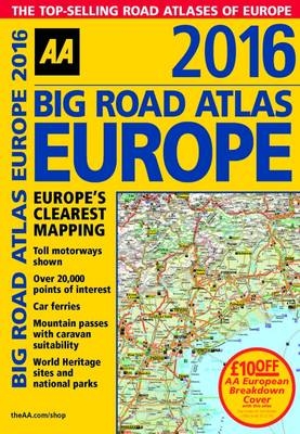 AA Big Road Atlas Europe