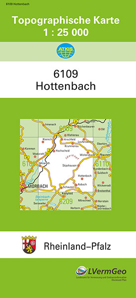 TK25 6109 Hottenbach -  Landesamt f&uuml;r Vermessung und Geobasisinformation Rheinland-Pfalz