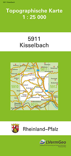 TK25 5911 Kisselbach -  Landesamt f&uuml;r Vermessung und Geobasisinformation Rheinland-Pfalz