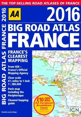 AA Big Road Atlas France