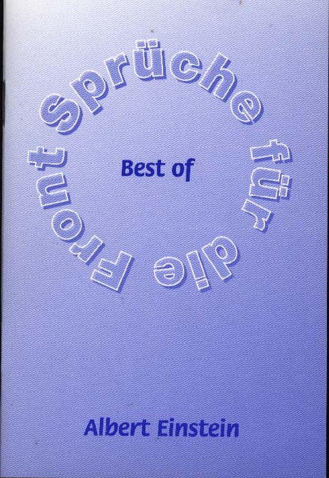 Albert Einstein - Best of - Frank Sch&uuml;tze