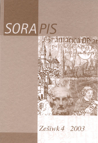 Sorapis. Sorabistische Forschungsbeiträge (in sorbischer Sprache)...
