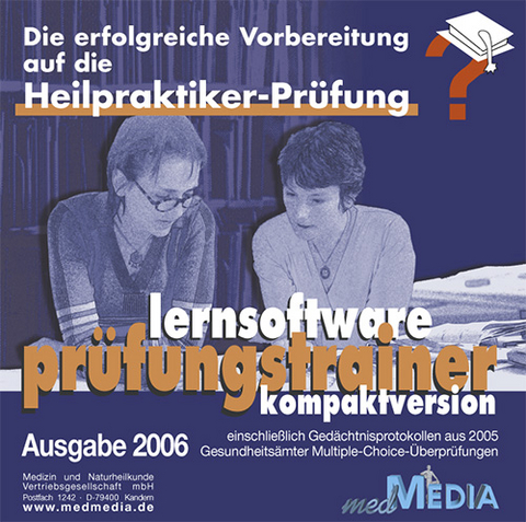 Lernsoftware Pr&uuml;fungstrainer - Heilpraktiker. Kompaktversion - 