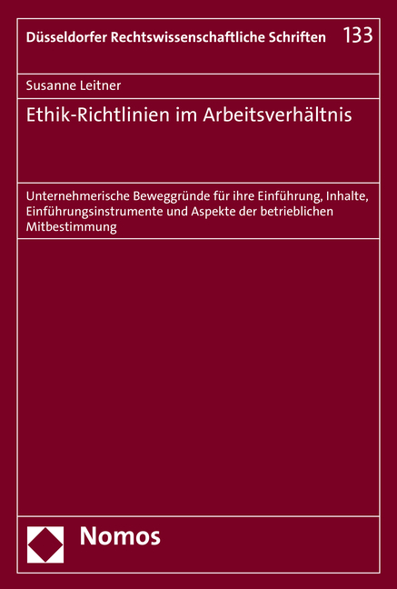 Ethik-Richtlinien im Arbeitsverh&auml;ltnis - Susanne Leitner