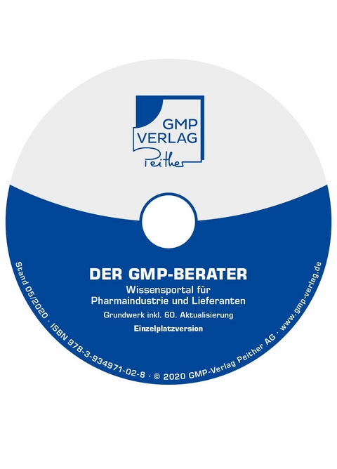 GMP-BERATER als CD-ROM (Grundwerk inkl. aktueller Erg&auml;nzungslieferung) - 