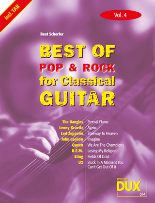 Best of Pop & Rock for Classical Guitar Vol. 4
