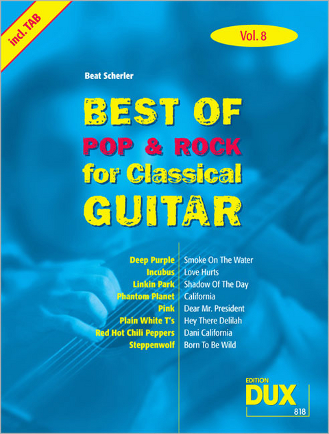 Best of Pop & Rock for Classical Guitar Vol. 8 - 