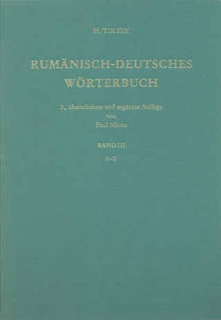 Rumänisch-Deutsches Wörterbuch