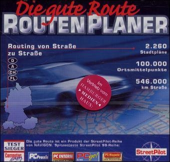 StreetPilot Die gute Route, Routenplaner, 1 CD-ROM